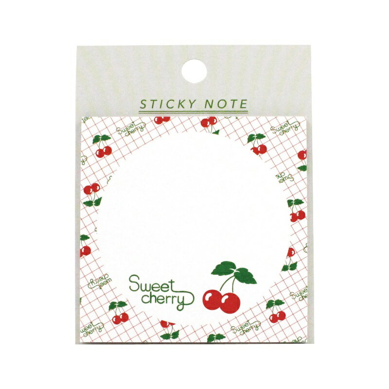 【楽天スーパーセール限定特価】付箋 HEIKO シモジマ フロンティア コラボ ファンシーペーパーシリーズ ふせん チェリー SM3603 昭和 レトロ 包装紙...