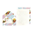 【楽天スーパーセール限定特価】レターセット&クリアファイル HEIKO シモジマ フロンティア コラボ ファンシーペーパーシリーズ 手紙 レターフルーツ SM1...