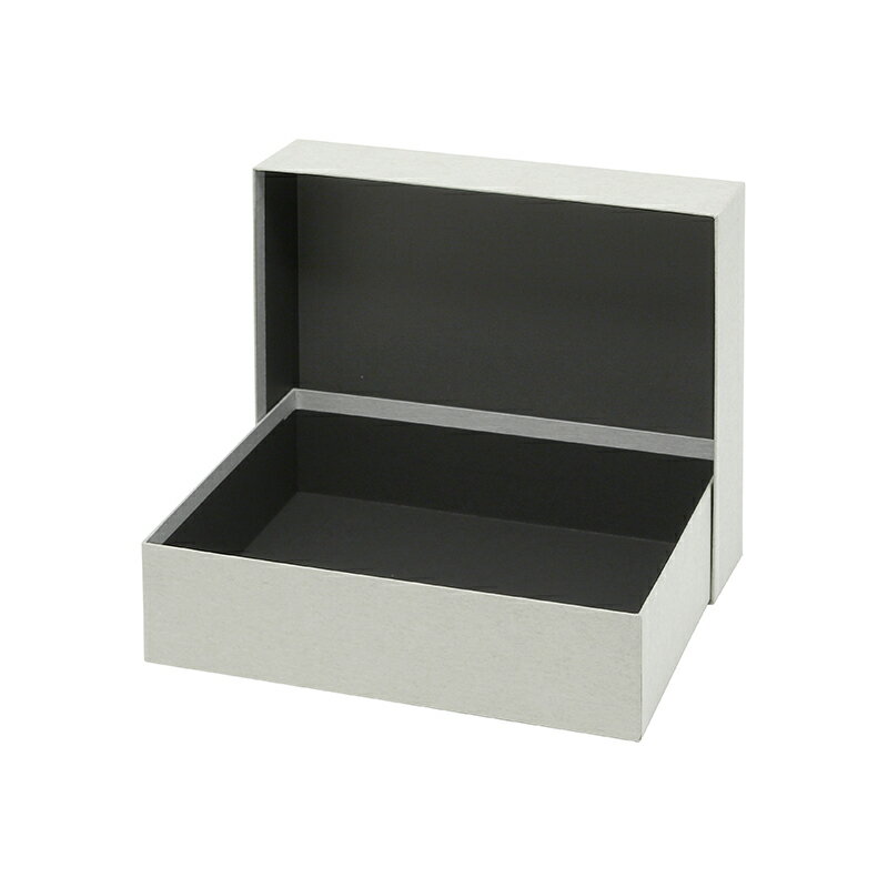 箱 ギフトボックス 貼箱 HEIKO シモジマ 196×167×50 グレー 10個