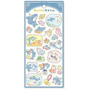 シートシール マインドウェイブ MIND WAVE 心波社の絵本シール のんびりサメくん 82289 透明シール クリアシール