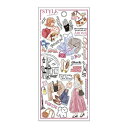 シートシール マインドウェイブ MIND WAVE スタイルルックステッカー ShoppingDay ショッピングデイ 82311 透明シール クリアシール