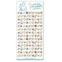 シートシール マインドウェイブ MIND WAVE ぷくぷくまんぷくステッカー 寿司 82318 食べもの 透明シール クリアシール