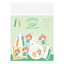 フレークシール 古川紙工 mizutama(ミズタマ)DAILY LIFE 和紙フレークシール たのしいお絵描き QSA278 デイリーライフ