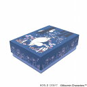 箱 貼箱 ワールドクラフト WORLD CRAFT MOOMIN ムーミン ちょうどいい箱 ポストカードサイズ さかだち ネイビー/ブルー MOBX-PC-00...