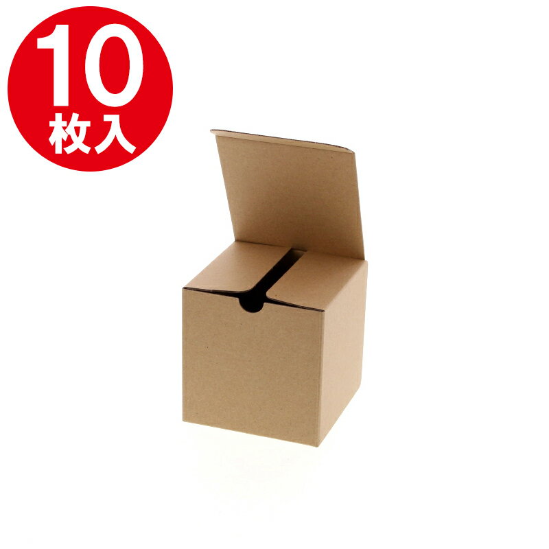 箱 ナチュラルボックスZ-1 無地 10枚 シモジマ HEIKO ギフトボックス ラッピング箱 収納 梱包資材 段ボール小型 ダンボール フリマ ハンドメイド