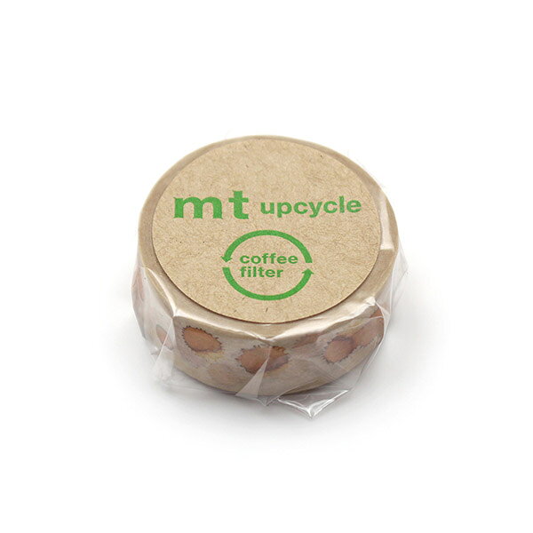 【楽天スーパーセール限定特価】マスキングテープ mt カモ井加工紙 mt upcycle tape コーヒーステイン MT01UP02 15mm×5m wrapping-10102521 シモジマラッピング倶楽部 サンプル画像2