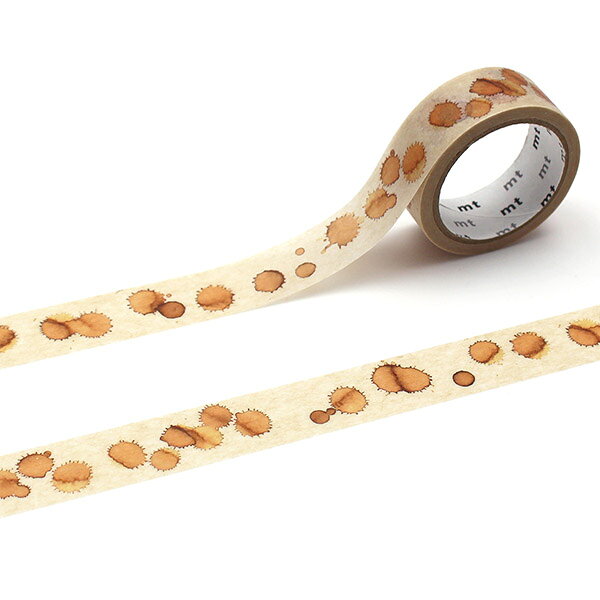 【楽天スーパーセール限定特価】マスキングテープ mt カモ井加工紙 mt upcycle tape コーヒーステイン MT01UP02 15mm×5m wrapping-10102521 シモジマラッピング倶楽部 サンプル画像3