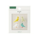 ミニマグネット ミドリ midori ミニチュアマグネット 4個入 トリ柄B 43423006 磁石