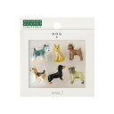 ミニマグネット ミドリ midori ミニチュアマグネット 6個入 イヌ柄C 43426006 磁石