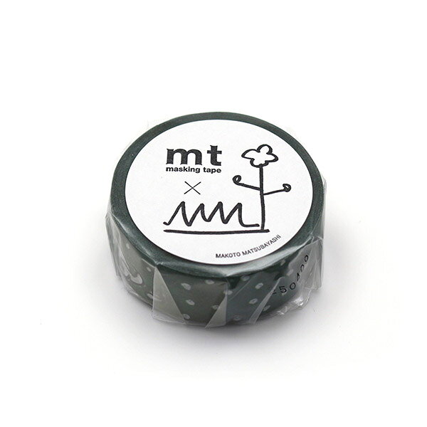 マスキングテープ mt カモ井加工紙 松林誠 散歩 MTMATU03 15mm×5m