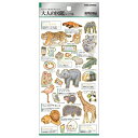 シートシール カミオジャパン PLUS MART プラスマート 大人の図鑑シール 動物園 224590