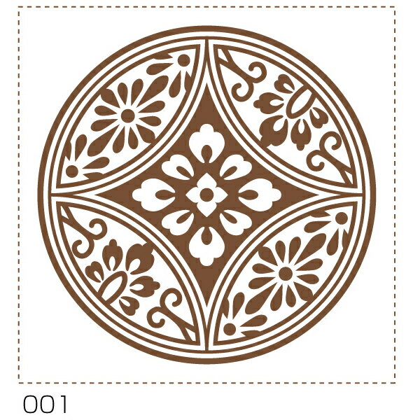 はんこ シヤチハタ Shachihata クラフトはんこ 3 和古風 04747-001 30×30mm 七宝 菱文様