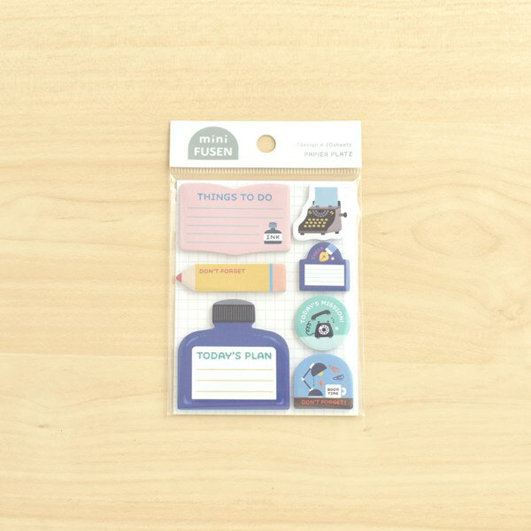 付箋 ふせん PAPIER PLATZ パピアプラッツ クレス eric ミニ付箋 STATIONERY ステーショナリー 67-001 20枚入