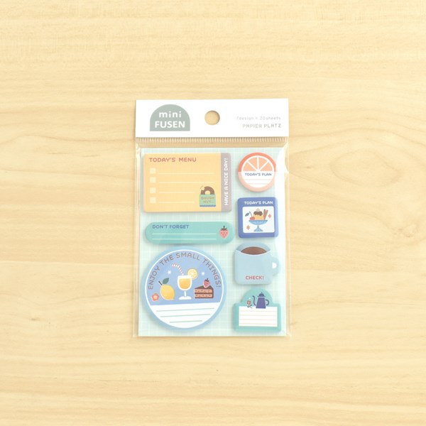 付箋 ふせん PAPIER PLATZ パピアプラッツ クレス eric ミニ付箋 FRUIT&SWEETS フルーツ&スイーツ 67-002 20枚入