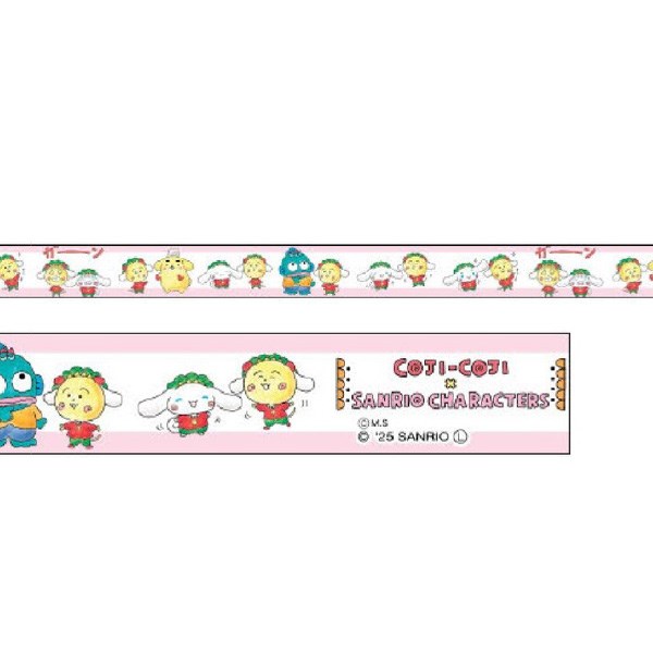 マスキングテープ サンスター文具 COJI COJI コジコジ ×サンリオ ピンク S8816522 ...