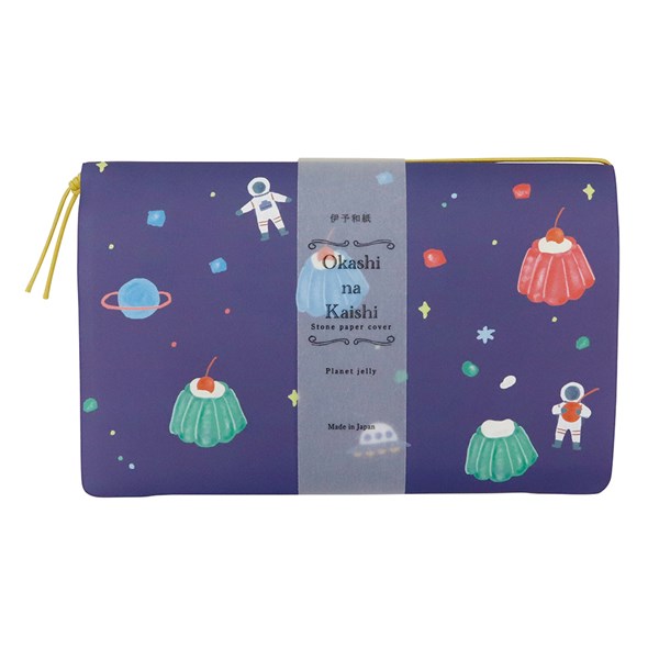 懐紙 フリーペーパー メモ カミイソ産商 Okashi na Kaishi おかしな懐紙 Planet jerry プラネットジェリー ケース付 No.3535
