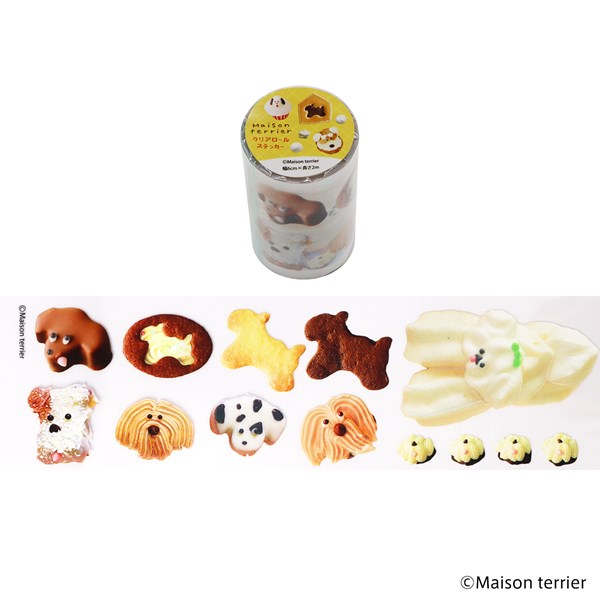 Rakuten - ロールシール 日本出版販売 Komamono クリエイティ部 クリアロールステッカー Maison terrie メゾンテリア IP906576