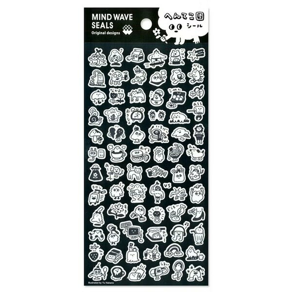 乐天商城 - シートシール マインドウェイブ MIND WAVE MWシール へんてこ団 82773 透明シール クリアシール