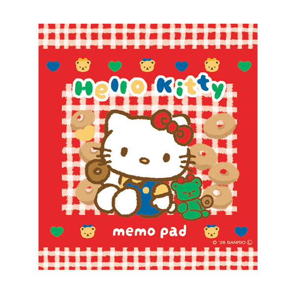 Notebooks, Paper Products - メモパッド メモ帳 古川紙工 サンリオ おやつパーティ ハローキティ LM398 SANRIO レトロ