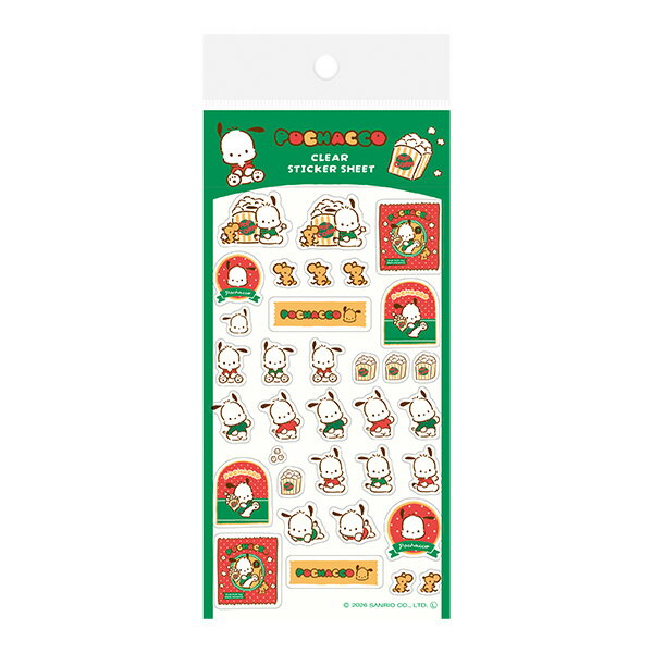 Rakuten - シートシール 古川紙工 サンリオ おやつパーティ 透明シールシート ポチャッコ QS383 SANRIO レトロ