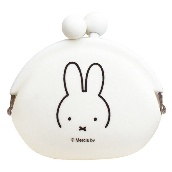 Rakuten - ポーチ p+g design ピージーデザイン POCHI ポチ ミッフィー フェイスホワイト miffy がまぐち がま口