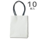 紙袋 手提げ HEIKO シモジマ プチバッグ 白無地 12-6.5（10枚入り） ラッピング
