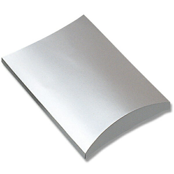 箱 ギフトボックス(ピローボックス) HEIKO シモジマ AX-20 銀(10枚入)