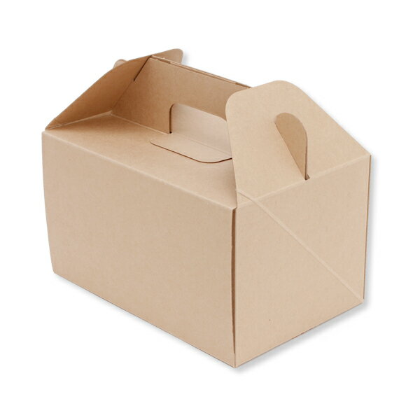 箱 HEIKO シモジマ 食品包材 ネオクラフトボックス キャリーボックス M （耐油ボックス・20枚入） 1
