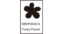 Kuretake クレタケ クラフトパンチ キュアパンチ スモール SBKPS500-9 ファンキーフラワー