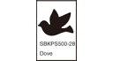 Kuretake クレタケ クラフトパンチ キュアパンチ スモール SBKPS500-28 ダブ ハト