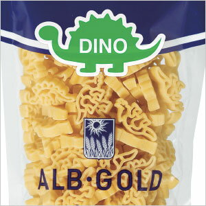 ALB・GOLD アルボ・ゴルドエッグパスタ（マカロニ） ディノザウルス（90g）