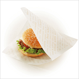 バーガー袋 HEIKO シモジマ 食品包材 ハンバーガー袋 チェッカー M（18x18cm）（100枚入り）
