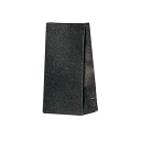 紙袋 角底袋 HEIKO シモジマ ファンシーバッグ（角底袋） 黒無地 S1（100枚入り） ラッピング　ギフト　プレゼント　梱包