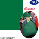 ビニール袋 HEIKO シモジマ マットカラーポリ グリーン 50-65（10枚入）