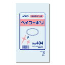 透明ビニール袋 HEIKO シモジマ ヘイコーポリ（ポリ袋） No404(厚0.04mm・100枚入り)