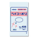 透明ビニール袋 HEIKO シモジマ ヘイコーポリ（ポリ袋） No408(厚0.04mm・100枚入り)