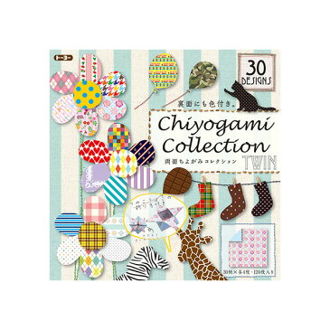 折り紙 トーヨー 両面ちよがみコレクション(Chiyogami Collection) 018510120枚入（30柄）