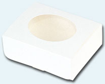 箱 白無地 HEIKO シモジマ 窓付き白無地箱 ニュータックインボックス S(10枚入)