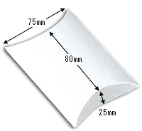 箱 ギフトボックス(ピローボックス) HEIKO シモジマ AX-2 白(10枚入)