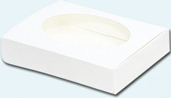 箱 白無地 HEIKO シモジマ 窓付き白無地箱 ニュータックインボックス LL(10枚入)