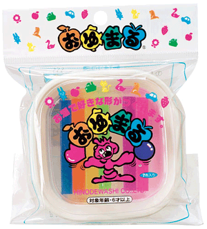 【クーポン配布中】ヒノデワシ お湯につけて簡単造形♪おゆまる OO-300 7色入り