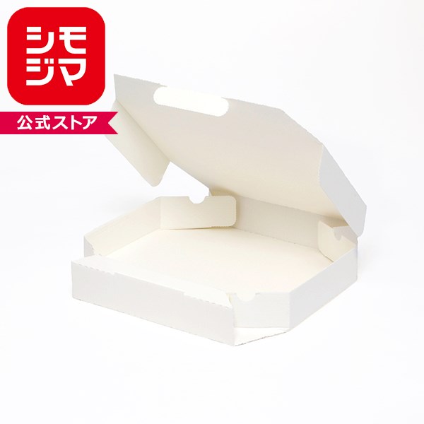 Rakuten - SWAN 食品容器 ピザ箱 10インチ 白無地 25枚