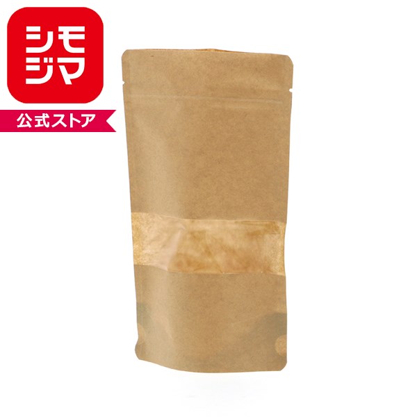 Rakuten - HEIKO チャック付スタンド袋 BP12-20 クラフト 窓付き 25枚