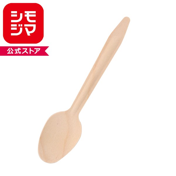 乐天商城 - HEIKO 木製スプーン ワイド 163mm バラ(個包装なし) 100本入
