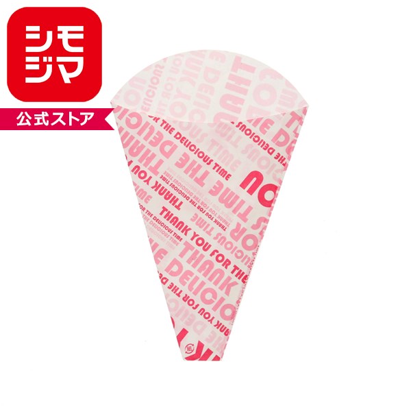 製菓資材 HEIKO クレープ三角袋 デリシャスタイム ピンク 100枚