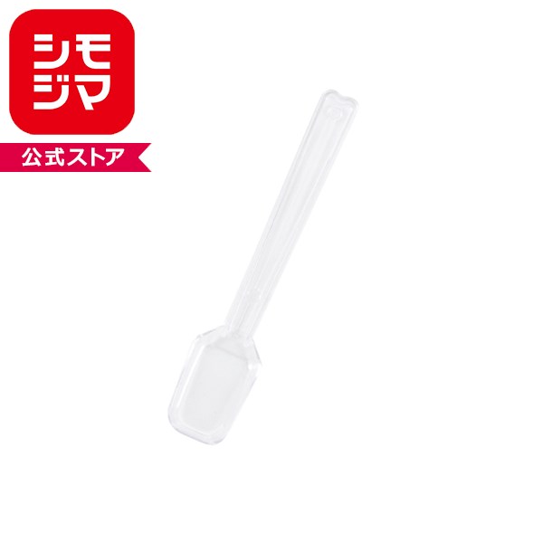 乐天商城 - スプーン HEIKO シモジマ プラ角スプーン　9cm　透明　バラ　100本