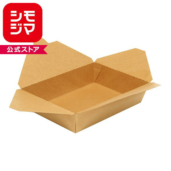 乐天商城 - シモジマ HEIKO 使い捨て 弁当容器 ペーパーランチBOX 22-16 50枚