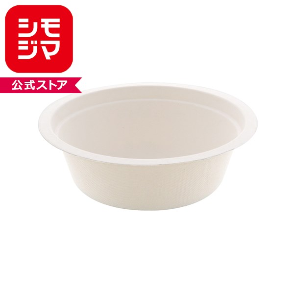 食品容器 HEIKO 紙皿 業務用 バガスペーパーウェア どんぶり ホワイト 350ml 50枚入