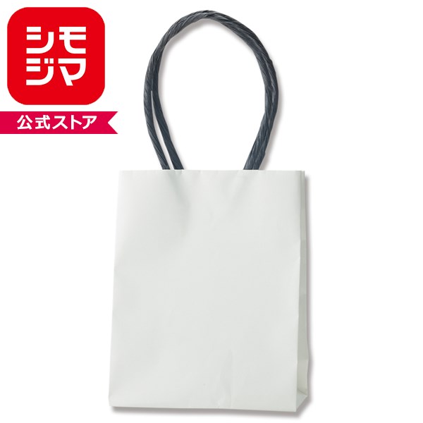 Rakuten - HEIKO 紙袋 手提げ紙袋 プチバッグ12-6.5 白無地 幅120×マチ65×高150mm 10枚入 ホワイト 業務用 ラッピング シモジマコード004088600