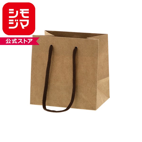 Rakuten - HEIKO 紙袋 手提げ紙袋 カラーチャームバッグ MW クラフト 幅160×マチ110×高160mm 10枚入 ブラウン 業務用 ラッピング シモジマコード005330006